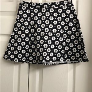 Black and white skirt